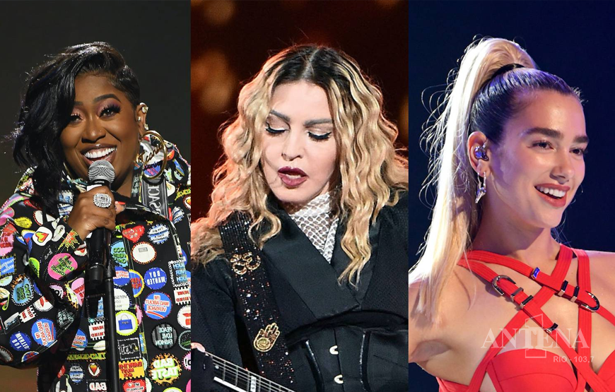 Parceria de Dua Lipa com Madonna e Missy Elliott